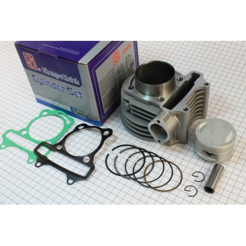 Циліндр к-кт (цпг) 150cc-57,4мм синя коробка (палець 15мм)