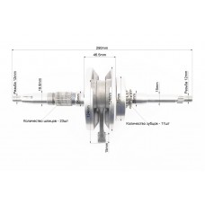 Коленвал в сборе WH125/150 (Keeway ARN)