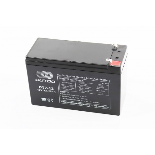 Акумулятор OT7-12 - 12V7Ah (L151*W65*H94mm) для ДБЖ, іграшок та ін., 2022