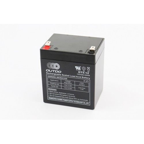 Акумулятор OT5-12 - 12V5Ah (L90*W70*H102mm) для ДБЖ, іграшок та ін., 2022