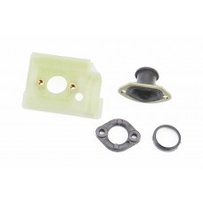 Патрубок карбюратора + перехідник + пластина + кільце 4500/5200