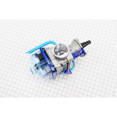 Карбюратор TUNING прозор. піддон PWK 30 (d=30mm) з хутро. заслінкою, (якісна копія)