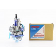 Карбюратор TUNING прозр. піддон PWK 34 (d=34mm) з хутро. заслінкою, (якісна копія)