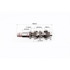 Коробка передач (два вала с шестернями) СG-200cc 