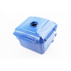 Бак топливный R190N, 270x210x165мм, потайная горловина, отверстие под кран топливный, СИНИЙ