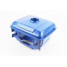 Бак топливный R190N, 270x210x165мм, потайная горловина, отверстие под кран топливный, СИНИЙ