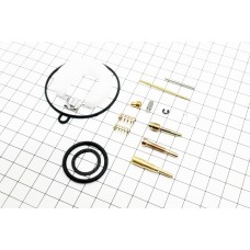 Ремонтный к-кт карбюратора 70сс, 15 деталей+поплавок