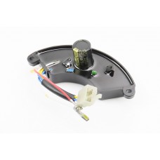 Реле напруги однофазне 4-6кВт (корпус - сегмент, пластик, контакти - 2 "мама" + 4 "тато", 250V, 470µF)