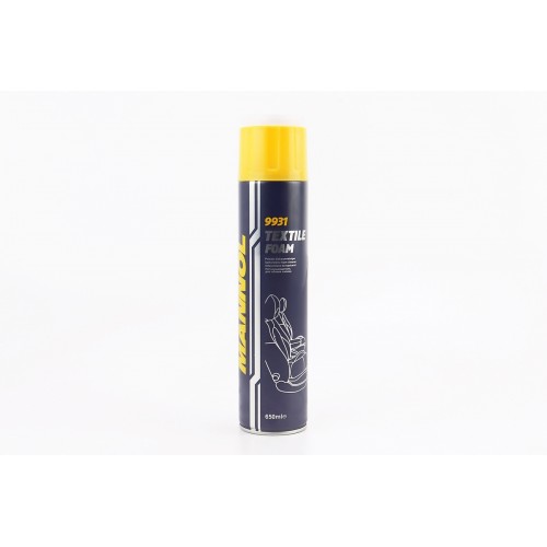 Очисник оббивки салону багатофункціональний "TEXTILE FOAM", Аерозоль 650ml