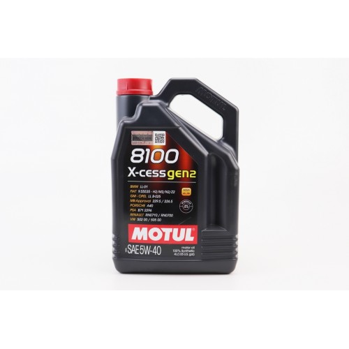 Олія 4T 5W-40 - синтетична універсальна "8100 X-cess", 4L