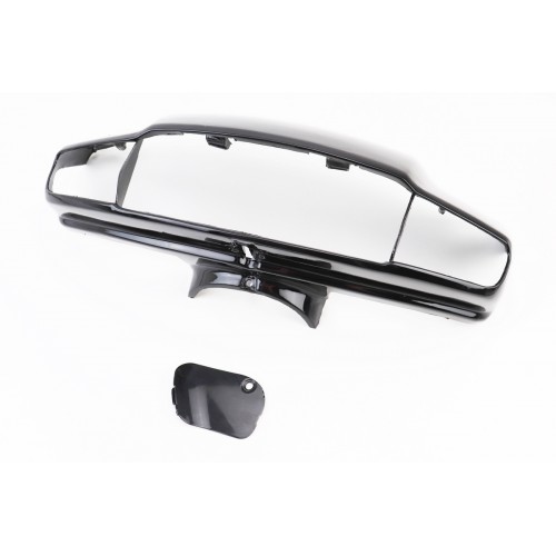 Honda LEAD AF-20 пластик - керма передній "голова", ЧОРНИЙ