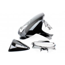 Honda DIO AF-62 пластик - до-кт фарбовані 7 деталей, ЧОРНИЙ