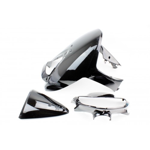 Honda DIO AF-62 пластик - до-кт фарбовані 7 деталей, ЧОРНИЙ