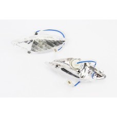 Yamaha JOG SA-16 повороти передні в зборі к-кт 2шт, прозорі