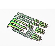 Наклейки набір 12шт "Monster" 7054 (17х26см)