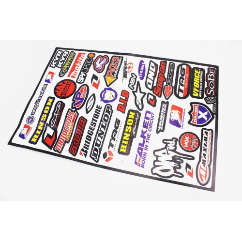 Наклейки набір 41шт "MOTORSPORТ" 5990 (30х45см)