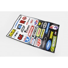 Наклейки набір 29шт "MOTORSPORТ" 5989G (43х28см)