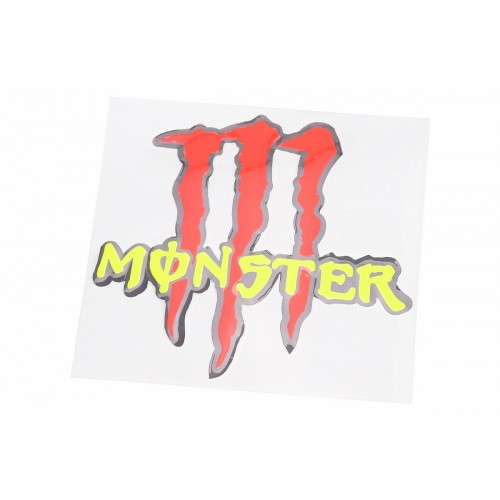 Наклейка "MONSTER" (12х11см)