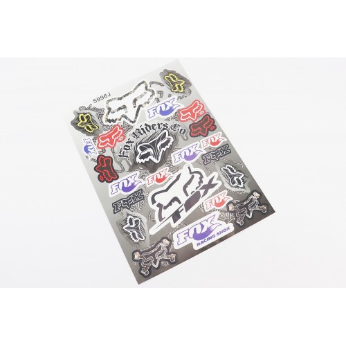 Наклейки набір 18шт "FOX" (34х25см)