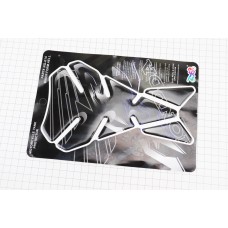 Наклейка захисна на бак паливний "HONDA", темно-синій NG-014