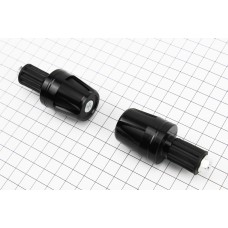 Заглушка - відбійник керма "конус" ЧОРНИЙ, к-кт 2шт