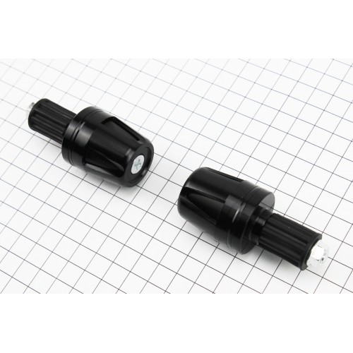 Заглушка - відбійник керма "конус" ЧОРНИЙ, к-кт 2шт