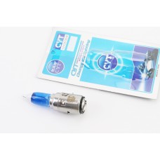 Лампа фари H6 BA20D 12V 35/35W "super" синя "свічка"