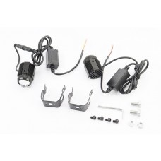 Фара додаткова світлодіодна вологозахисна - 1 LED з кріпленням та блоком розпалювання, кругла 37мм, к-кт 2шт (світло біле/жовте) Фара додаткова світлодіодна вологозахисна - 1 LED з кріпленням та блоком розпалювання, кругла 37мм, к-кт 2шт (світло біле/жовте)