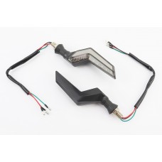 Поворот діодний на гнучкій ніжці + стоп сигнал/габарит LED ВИГИБ тип 1 "секвентальний", 2шт