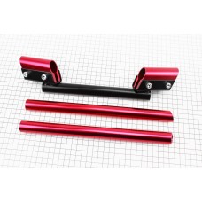 Кермо універсальне "розбірне" TUNING, ЧОРНО-ЧЕРВОНЕ