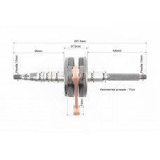 Коленвал Yamaha JOG50