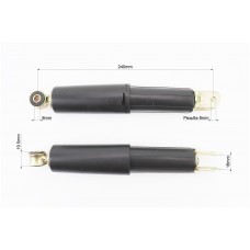 Амортизатор передній важіль.(маятник), к-кт 2шт GY6/Honda Tact, 240мм