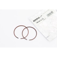 Кольца поршневые Honda DIO65 43мм +0,75 (замки внутренние)