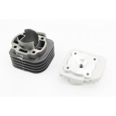 Цилиндр к-кт (цпг) Yamaha JOG 3KJ 80сс-47мм (палец 10мм) + головка цилиндра (AXIS