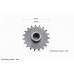 Звезда приводная задняя шлицевая 428-19T (втулка d=20mm, L=48mm)