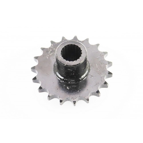 Звезда приводная задняя шлицевая 428-19T (втулка d=20mm, L=48mm)