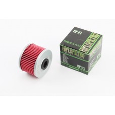 Фільтр-елемент масляний HF112 (50*38mm) Honda XR/CBX/XL/NX, Kawasaki KLX/KSR/KFX, Polaris 500 Predator/500 Outlaw/500 Predator, Suzuki DR-Z110 K3,K4,
