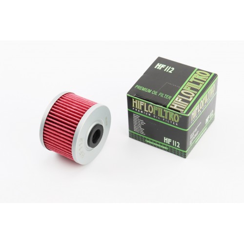 Фільтр-елемент масляний HF112 (50*38mm) Honda XR/CBX/XL/NX, Kawasaki KLX/KSR/KFX, Polaris 500 Predator/500 Outlaw/500 Predator, Suzuki DR-Z110 K3,K4,