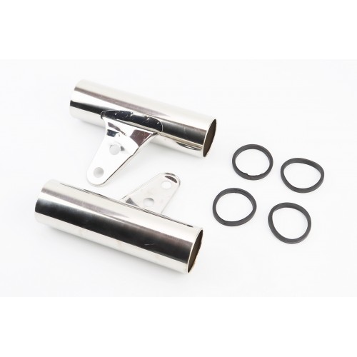 Крепление передней фары лев., прав. к-кт 2шт, ХРОМ